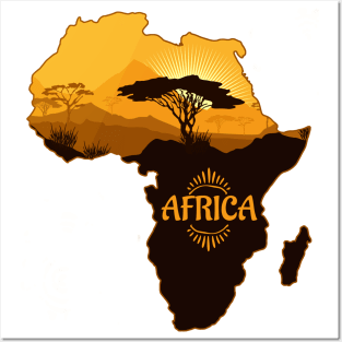 Africa Posters and Art